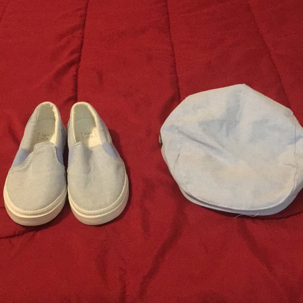Janie and jack matching bundle shoes plus hat